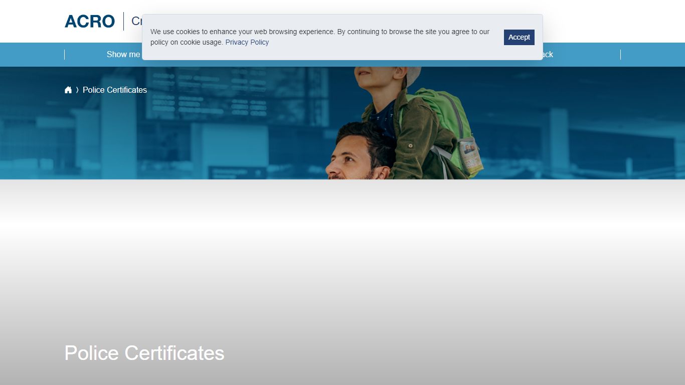 ACRO Criminal Records Office - Police Certificates